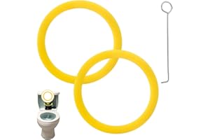 GOLD DEER 2 Pack GP1059291 Flush Valve Seal for Kohler Toilets, Silicone Replacement Canister Seal with Removal Hook, Compati