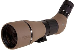 Sig Sauer OSCAR8 27-55x80mm Tactical Hunting Durable Lightweight Waterproof Fogproof 15 Inch Adjustable Aluminum Angled Monocular Spotting Scope | Neoprene Cover Included