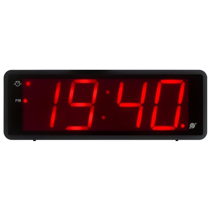 Kwanwa Digital Alarm Clock Large Display With 1.8" LED