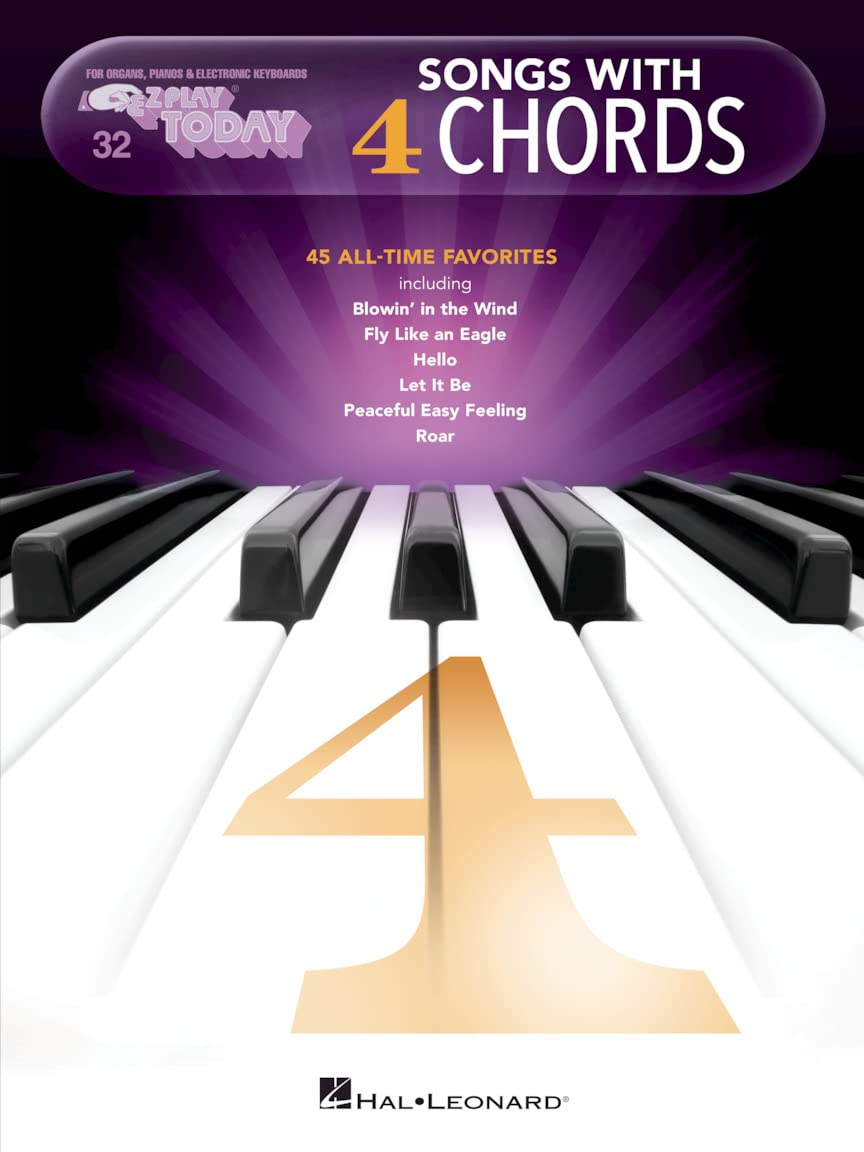Songs with 4 Chords E-Z Play Today Volume 32- Piano