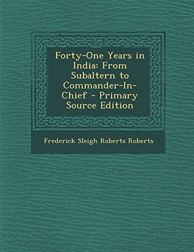 Forty-one years in India