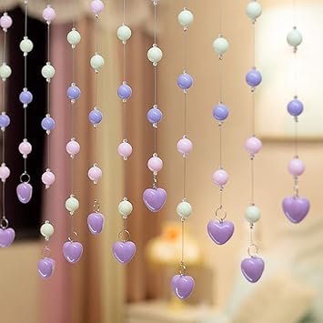 Amazon Com Zxl Beaded Curtains Acrylic For Door Space Decoration