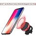 [2 Pack] Magnetic Car Mount, Universal Cellphone Car Mount Air Vent Clip Magnetic Car Holder for iPhone X,8/7/6/6s Plus,Samsung Galaxy S9/S9+,S7/S7 Edge,S6/S6 Edge+ and All Smartphones (Red)