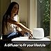 Small Oil Diffuser, Electric Aroma Diffuser for Bedrooms or Office, Cool Mist Humidifier | 7 Color Lamp Diffuser, Ultra Quiet, BPA-Free, 145ml | Make Lemonade Brand (Lucy)