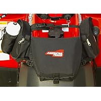 American Trails - ATV Saddle Bag Black - Tank Bag Front Accessories Storage Pack Luggage