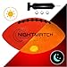 NIGHTMATCH Light Up Football INCL Ball Pump and Spare Batteries - Inside LED Lights up When Kicked - Glow in The Dark Football - Size 6 - Official Size & Weight Night-Light Ball Sports primary