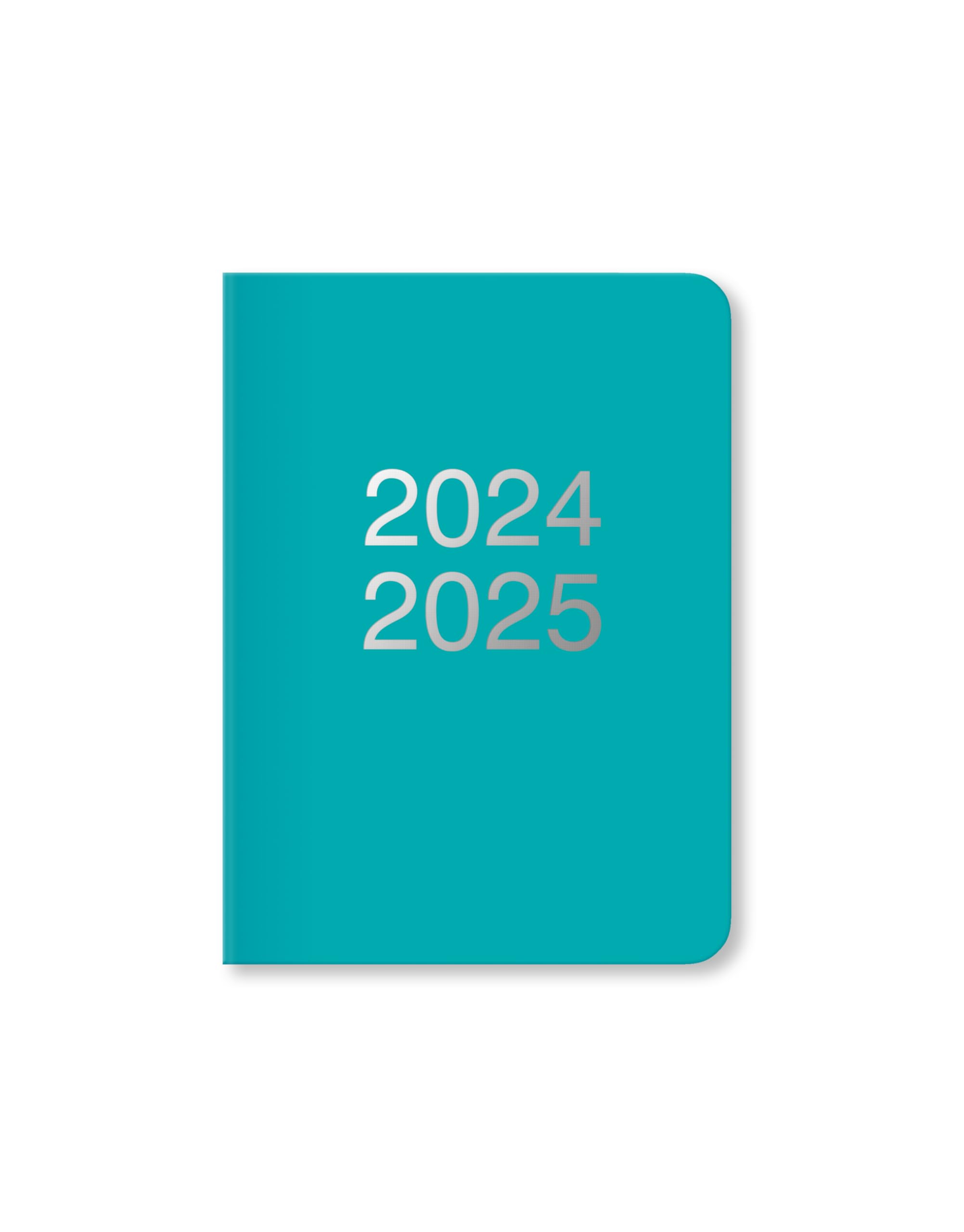 Letts of London Dazzle A6 academic 2024/2025 day to a page with appointments diary - Turquoise
