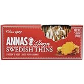 Anna's Swedish Thins Ginger -- 5.25 oz (Pack of 3)