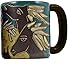 Mara Stoneware Collection - 16 Ounce Ceramic Coffee/Tea Cup Collectible Dinner Mugs - Mexican Pottery Horse Design