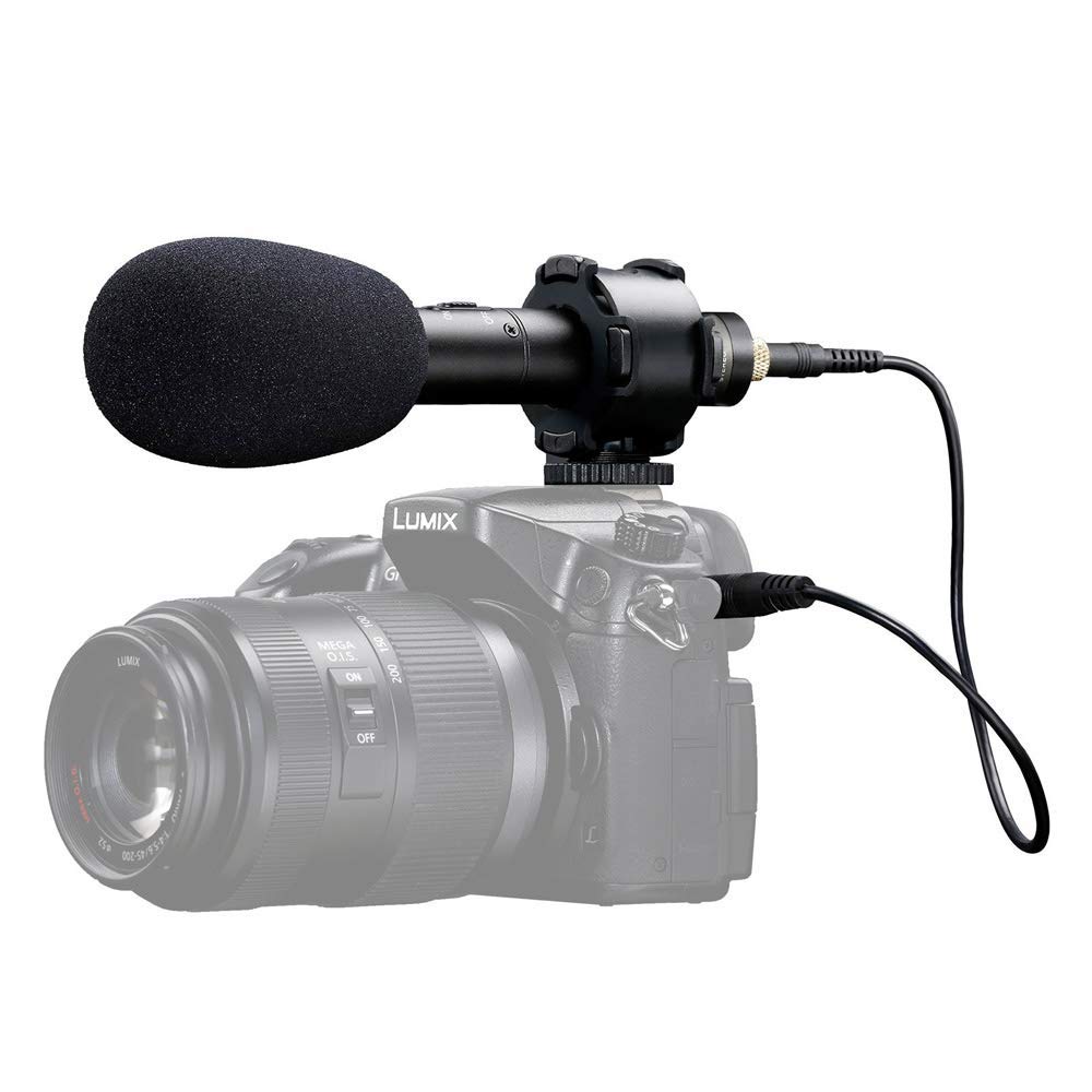 BOYA BY-PVM50 3.5mm Plug Compact Stereo X/Y Directional Condenser Microphone