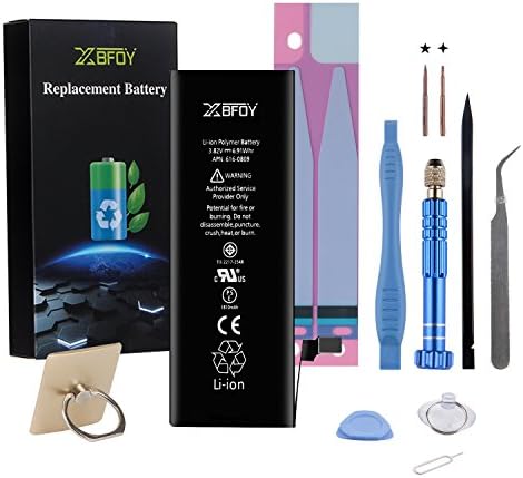 XBFOY Battery Model 6 - New 1810 mAh 0 Cycle Replacement Battery - Complete Repair Tool Kits and Instructions - 24-Month Warranty