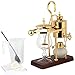 Kendal Balance Syphon Siphon Coffee Maker Merchant Vacuum Brew for Smooth Espresso Coffee,Gold Color