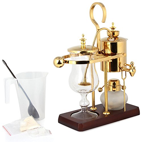 Kendal Balance Syphon Siphon Coffee Maker Merchant Vacuum Brew for Smooth Espresso Coffee,Gold