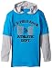 U.S. Polo Assn. Big Boys' Cut and Sew T-Shirt Thermal Hang Down with Hood, Teal Blue, 10/12