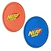 Nerf Dog Nylon Flyer Dog Toy, Frisbee, Lightweight, Durable and Water Resistant, Great for Beach and Pool, 9 inch diameter, for Medium/Large Breeds, 2 pack assorted