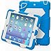 iPad Mini 1 2 3 Case ACEGUARDER Full Body Protective Premium Soft Silicone Cover Proof Case for iPad Mini 1 2 3 (Light Blue White)