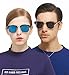 Flowertree Rs5141 Browline 47mm Sunglasses (M-black+blue)