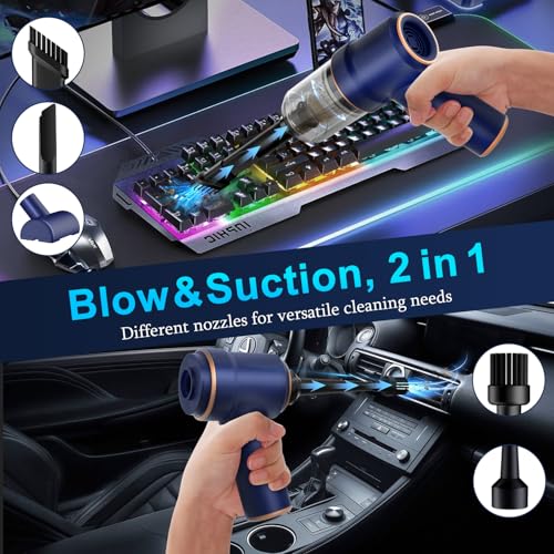 KMM Handheld Car Vacuum Cleaner, Hand Held Vacuum Cleaner and Air Duster photo 8