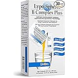 Lypo-Spheric B Complex Plus – 30 Packets – 195 mg B Vitamins, Minerals & Cinnamon Per Packet – Liposome Encapsulated for Maxi