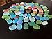 10 Pieces 3 mm Big Holes Top Drilled Sea Glass Beads/ Beach Glass Beads Pendant For Jewelry Making (Rainbow)