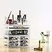 DreamGenius Makeup Organizer 3 Pieces Acrylic Cosmetic Storage Drawers Organizer for Vanity and Bathroom, Stackable Cosmetic Organizer Countertop with 6 Drawers