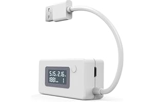 LCD USB Voltage/Amps Power Meter Tester Multimeter Test Speed of Chargers Cables Capacity of Power Banks Convenient and Pract