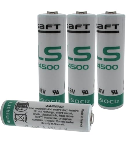 BATERIA DE LITIO 3.6V 2600MAH Li-SOCI2 TAMAÑO AA CON CABLE PARA PLC Saft Ls14500 Cot - Foto 14