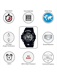 Casio De los hombres G SHOCK ga710 - 1 A Negro hule Cuarzo Reloj Deportivo