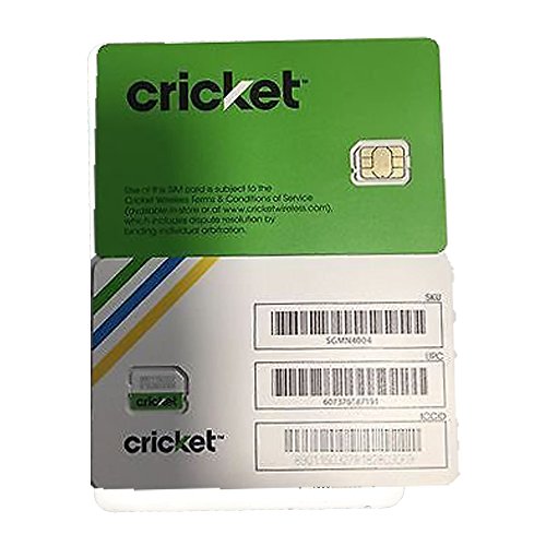 Cricket BYOD 2.0 Wireless 3-in-1 SIM Card Kit - Prepaid - Black