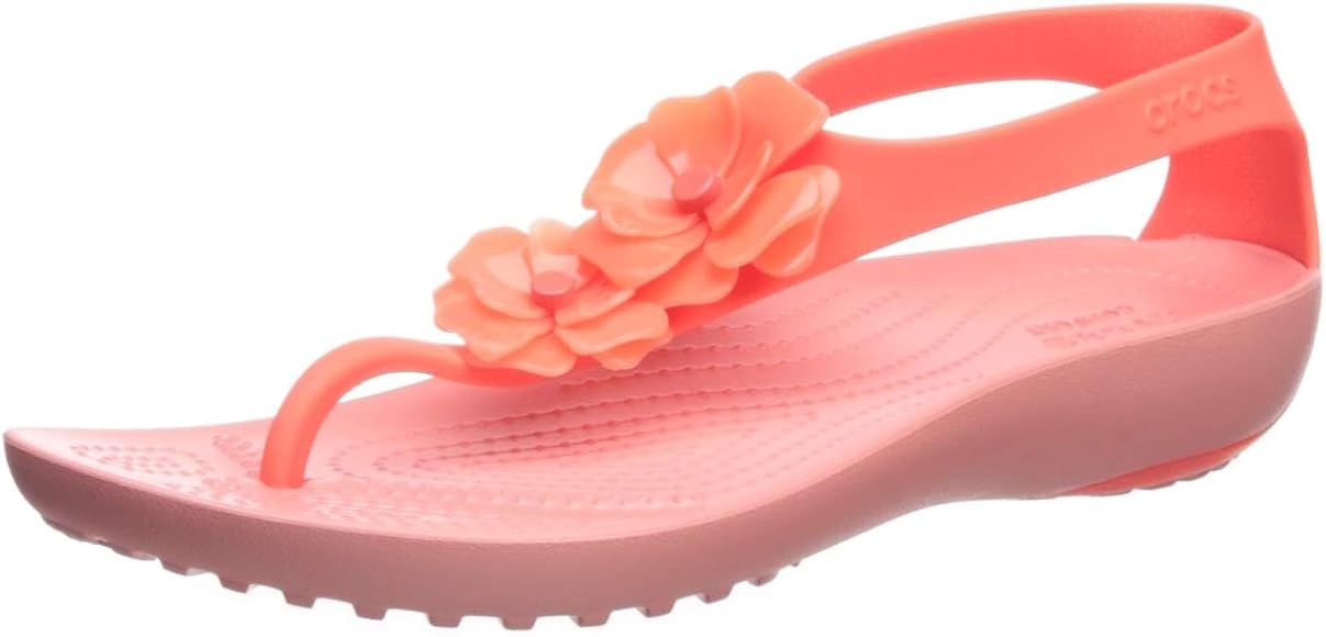 crocs serena embellish flip