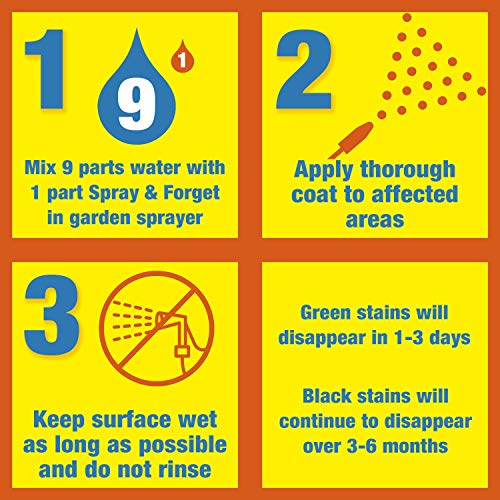 Spray & Revolutionary Roof Cleaner Concentrate Exterior Mold