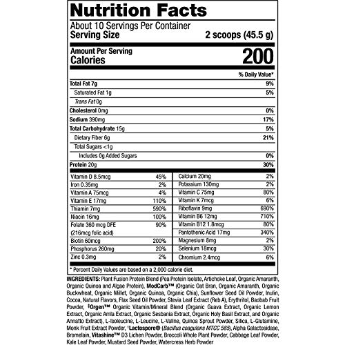 Plant Fusion Complete Meal Plant Protein, Chocolate Caramel, 16.05 Ounces