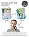 NuFun Shrink with Ink Inkjet Printable Shrink Film Arts & Craft Activity (8.5x11, Matte White) 50 sheets