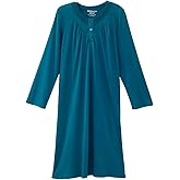 Silverts Open-Back Hospital Gowns for Women - Comfortable, Dignified, Easy Dressing for Seniors & Patients - Lace Trim