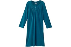 SILVERT'S ADAPTIVE CLOTHING & FOOTWEAR Silverts Open-Back Hospital Gowns for Women – Comfortable, Dignified, Easy Dressing for Seniors & Patients - Lace Trim