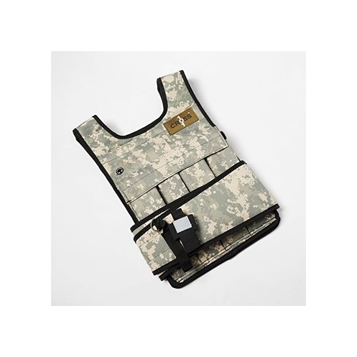 CROSS101 Weighted Vest Arctic/Desert Camouflage 20lbs 80lbs Home
