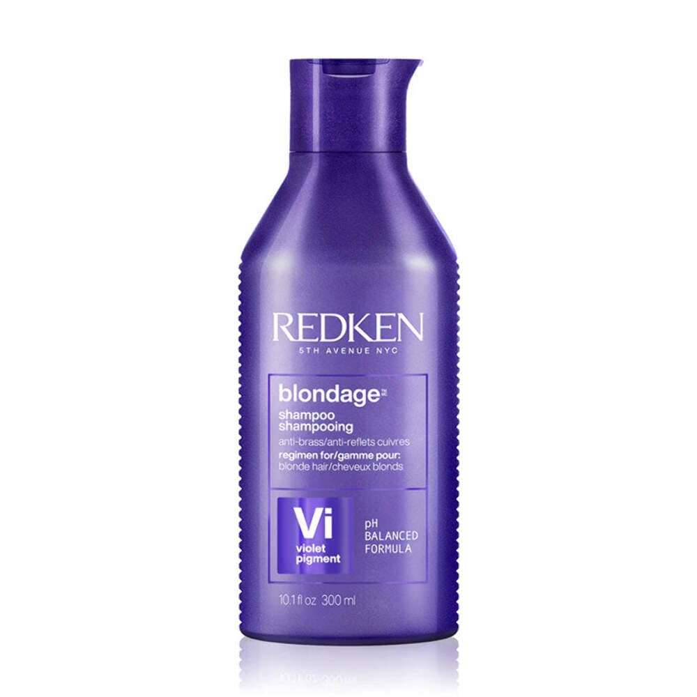 Redken Hair Shampoo for Blonde and Bleached Hair without Yellow Tinte, Color Extend Blondage Shampoo, 1 x 300 ml