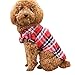 CXB1983(TM)Cute Pet Dog Puppy Clothes Shirt Size XS/S/M/L Blue Red Color (S, Red) by CXB1983(TM)