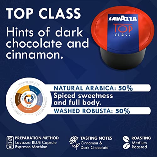 Lavazza Blue Capsules Coffee Pods, Best Value Variety Pack Top Class