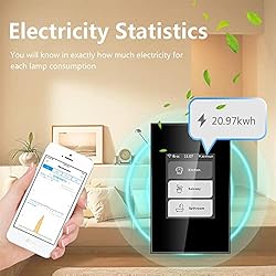 LANBON LCD Smart Light Switch Work with Tuya Smart