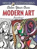 Dover Masterworks: Color Your Own Modern Art Paintings by Muncie Hendler