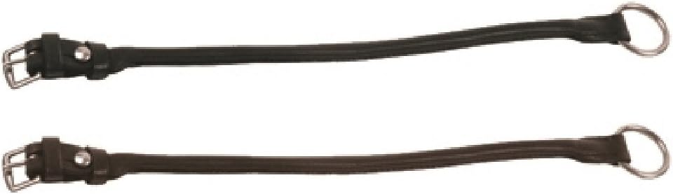 Jhl Leather Gag Bit Cheeks Horse And Pony Black Havana One Pair