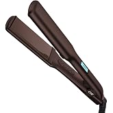 CHI Original Digital Ceramic Hairstyling Iron, 1.5", Chocolate | Includes 44 Iron Guard (2 Oz), Creates Shiny, Smooth Salon-Quality Results Without Damage