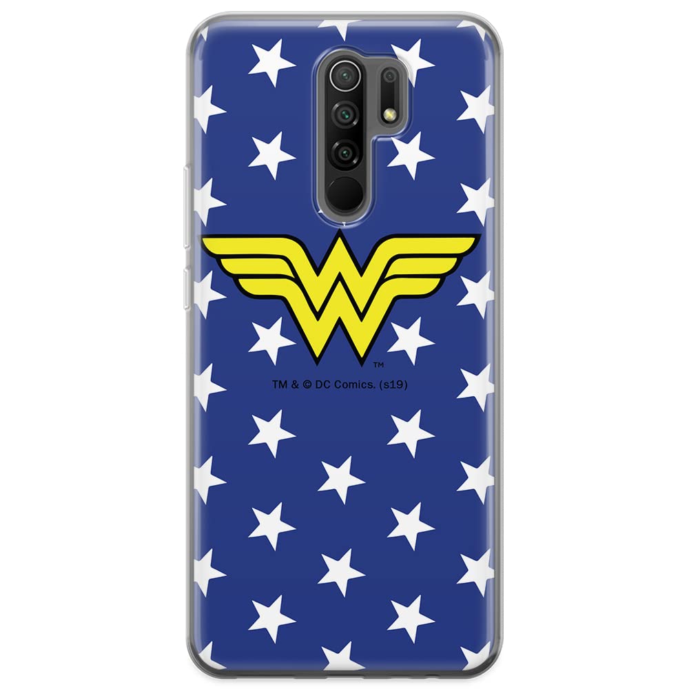 ERT GROUP mobile phone case for Xiaomi REDMI 9 original and officially Licensed DC pattern Wonder Woman 006 optimally adapted to the shape of the mobile phone, case made of TPU