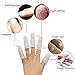 Yimanduo 12 Pieces Silicone Gel Finger Protectors, Finger Cots Fingertips Cover Protection Finger Caps, Great for Protect Cracked and Dry Finger Skin & Nails