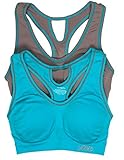 XOXO Juniors 2 Pack Sports Bra with Removable Pads and Cutouts