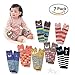 Cute Animal Theme Unisex Leg Sleeve Warmers Socks Leggings Baby Girls Boys Toddler Knee High Stockings for Crawling Baby Socks Leg Warmers - Knee Socks Protector Warmer (7 pack)