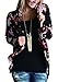 AMiERY Women's Floral Kimono Boyfriend Cardigan Open Front Fall Sweaters S-XXL