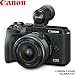 Canon EOS M6 Mark II Mirrorless Digital Camera and 15-45mm Lens + EVF-DC2 Viewfinder with Altura Photo Advanced Accessory and Travel Bundlethumb 2