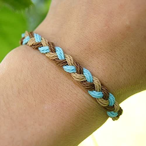 Unisex, braid bracelet, strings, boho style Handmade